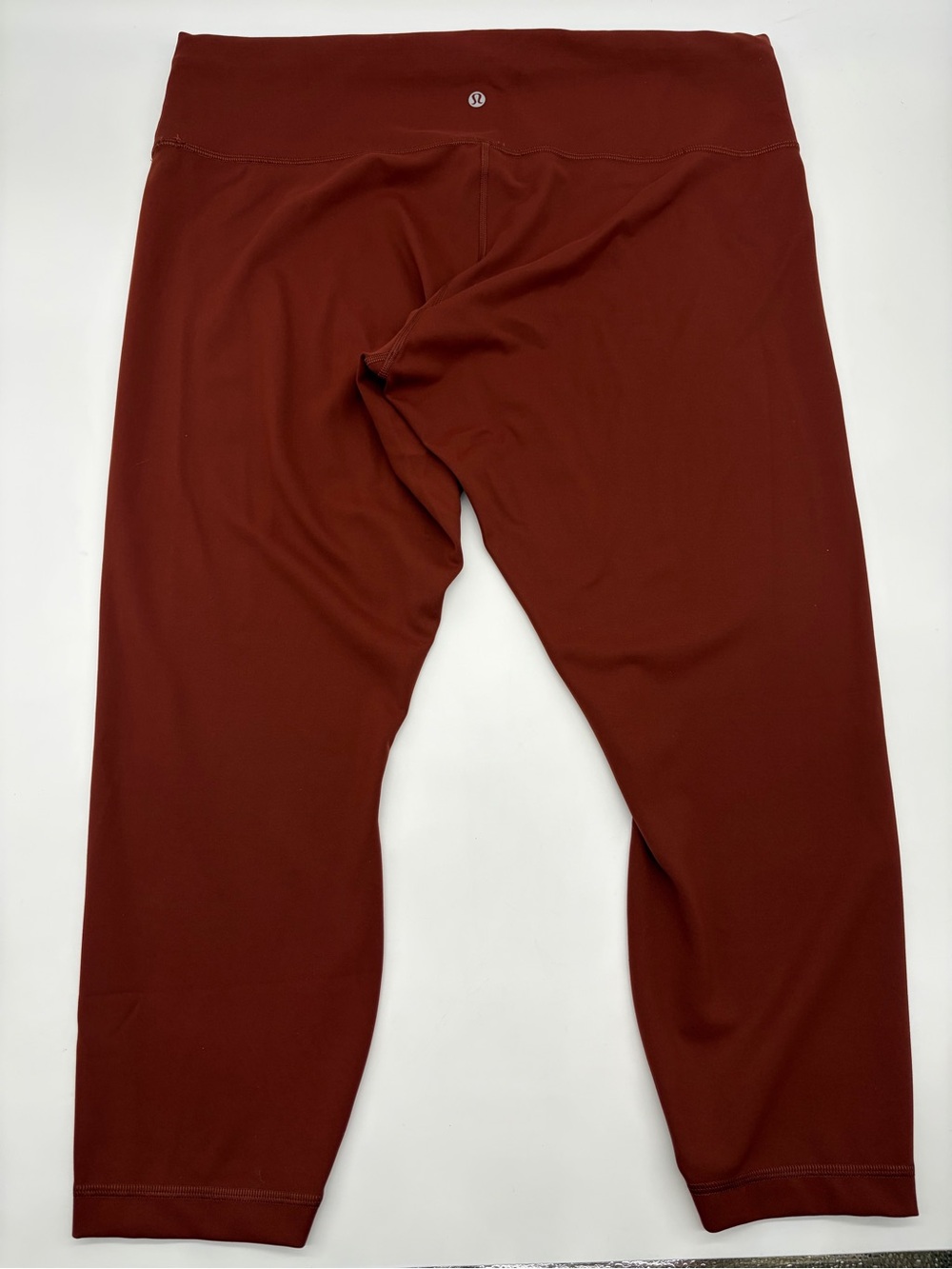Lululemon High Rise Crop Leggings Women’s Size 20 Rust Red 24” Inseam